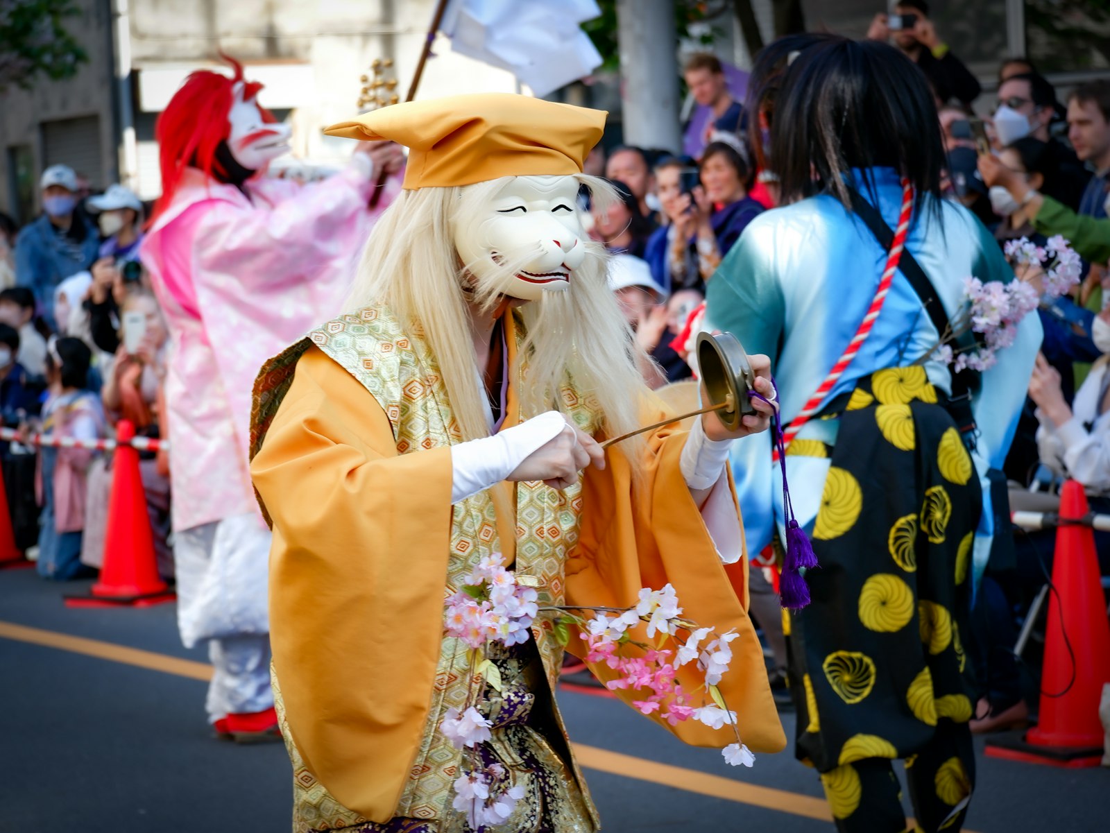 Costumed visitors at a Halloween cosplay festival in Tokyo