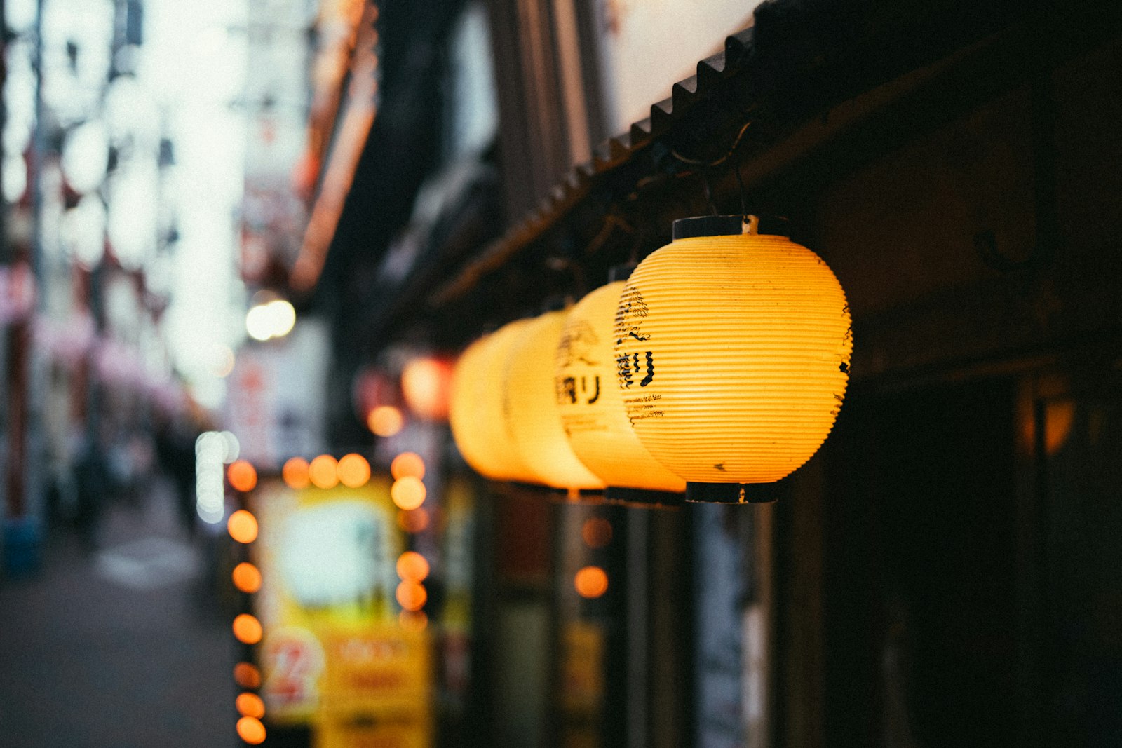 Lantern-lit yakitori stalls in Omoide Yokocho during a Tokyo night tour