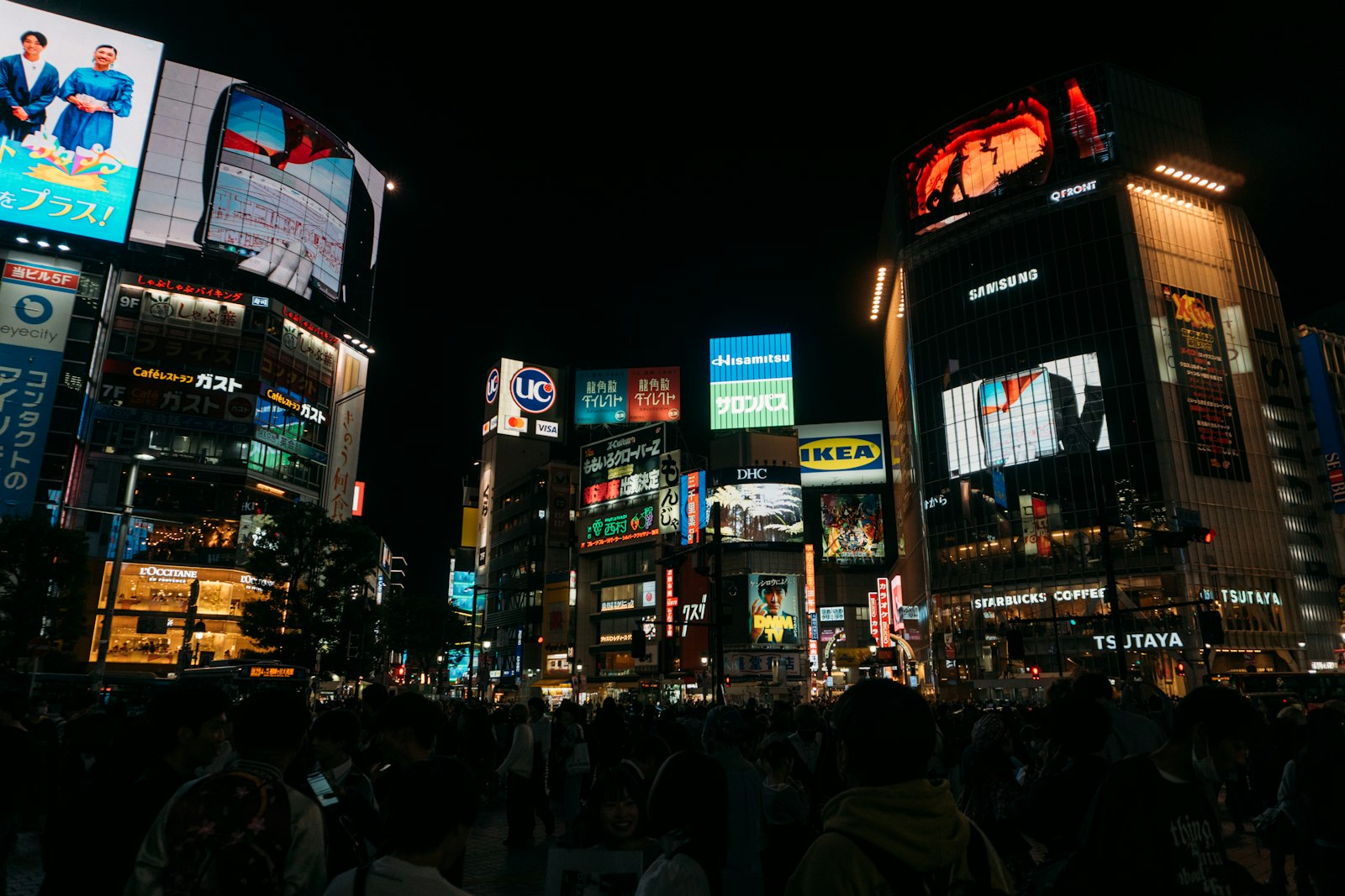 A quiet Shibuya backstreet at night, where many of the best bars in Shibuya are tucked away