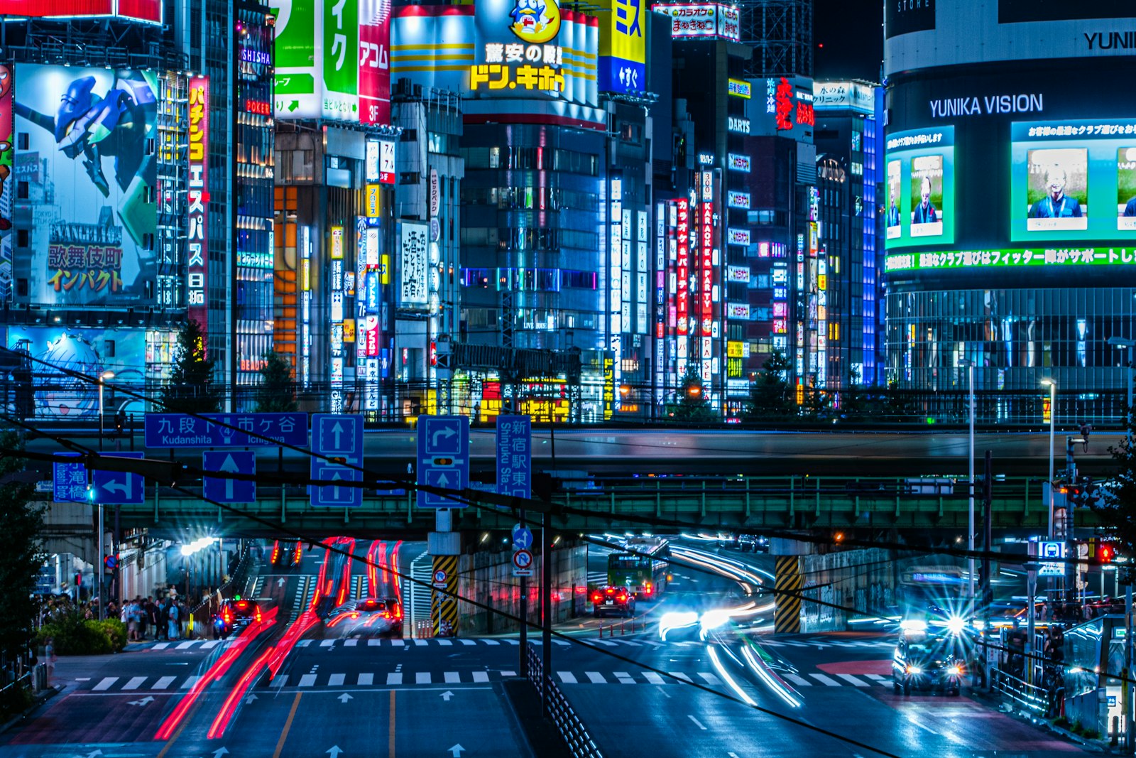 A taxi rank outside a Tokyo station late at night, the easiest place to hail a cab after the last train