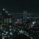 Tokyo Night and Light projection mapping on the Tokyo Metropolitan Government Building in Shinjuku at night